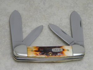 Case XX USA 4 Dot (1996) Red Stag 54131 Canoe Knife 
