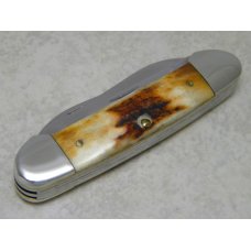 Case XX USA 4 Dot (1996) Red Stag 54131 Canoe Knife Case XX USA 4 Dot (1996) Red Stag 54131 Canoe Knife
