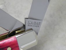 Ka-Bar Rancher WRA90 Pink Bone Large Stockman Knife c.1990 Ka-Bar Rancher WRA90 Pink Bone Large Stockman Knife c.1990