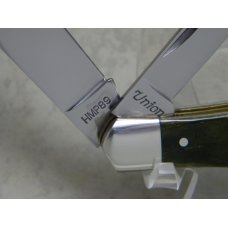 Ka-Bar Union HMP89 Smooth Green Bone Humpback Jack Knife c.1989 Ka-Bar Union HMP89 Smooth Green Bone Humpback Jack Knife c.1989