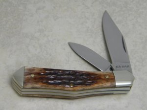 Ka-Bar Union HMP89 Jigged Bone Humpback Jack Knife c.1989