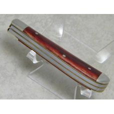 Ka-Bar UCCo. (Union Cutlery Co.) OH089 Smooth Red Bone One Arm Razor Mini Trapper Knife c.1989 Ka-Bar UCCo. (Union Cutlery Co.) OH089 Smooth Red Bone One Arm Razor Mini Trapper Knife c.1989