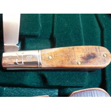 1998 Russell (Green River Works) Daddy Barlow & Barlow Knife Set w/ Bone Handles in Display Box -NOS 1998 Russell (Green River Works) Daddy Barlow & Barlow Knife Set w/ Bone Handles in Display Box -NOS