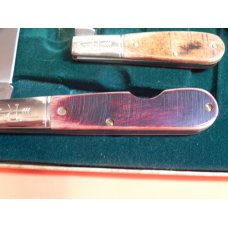 1998 Russell (Green River Works) Daddy Barlow & Barlow Knife Set w/ Bone Handles in Display Box -NOS 1998 Russell (Green River Works) Daddy Barlow & Barlow Knife Set w/ Bone Handles in Display Box -NOS