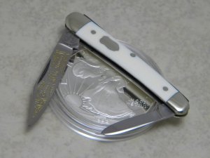 Fight'n Rooster Germany Elephant Ivory "The Captains Rooster" Miniature Half Whittler Knife