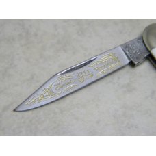 Fight'n Rooster Germany Elephant Ivory "The Captains Rooster" Miniature Half Whittler Knife