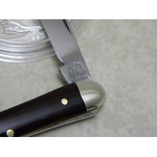 Fight'n Rooster Germany Imitation Tortoise Shell Miniature Half Whittler Knife