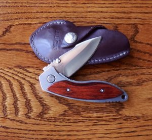 BUCK ALPHA DORADO KNIFE, S30V Boss Heat Treat, Discontinued 
