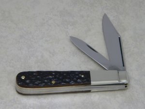 F.A. Bower Dist. Co. Solingen Germany #35 Bone Stepped Bolster Barlow Knife
