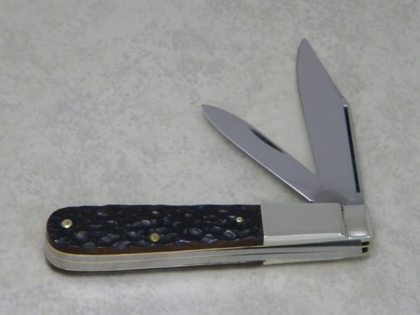 F.A. Bower Dist. Co. Solingen Germany #35 Bone Stepped Bolster Barlow Knife F.A. Bower Dist. Co. Solingen Germany #35 Bone Stepped Bolster Barlow Knife