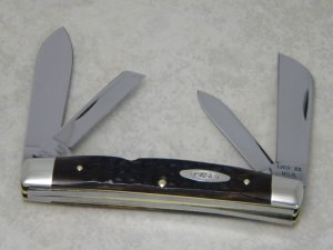 Case XX USA 6 Dot (1974) 6488 Pretty Bone Large Congress Knife