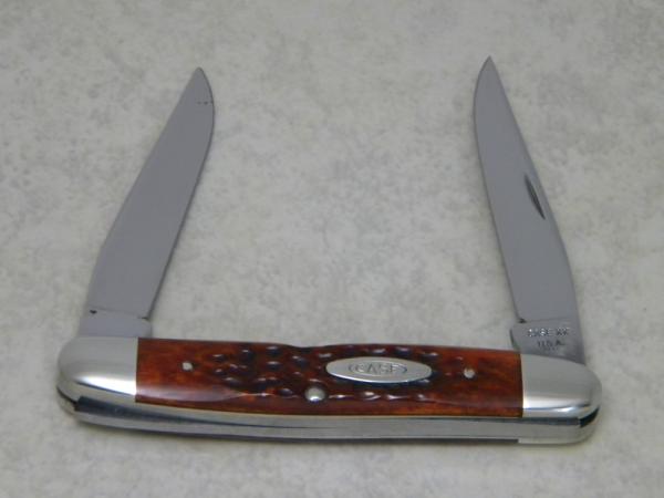 Case XX USA 4 Dot (1976) Red Bone Muskrat Knife Case XX USA 4 Dot (1976) Red Bone Muskrat Knife
