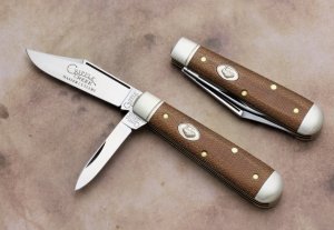 GEC #141218 Natural Canvas Micarta Cripple Creek.