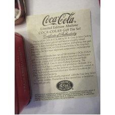 Case XX Christmas Coca-Cola Tin Abalone Coke Boke Pattern # 8225 1/2 SS Case XX Christmas Coca-Cola Tin Abalone Coke Boke Pattern # 8225 1/2 SS