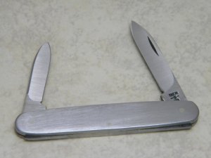 Case XX SS USA 7 Dot (1983) Metal M279 SS New Grind Pen Knife
