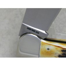 Case XX USA 4 Dot (1976) Stag 5172 SSP Razor Edge Clasp Knife Case XX USA 4 Dot (1976) Stag 5172 SSP Razor Edge Clasp Knife