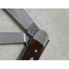 Case XX USA 6 Dot (1974) Pretty Bone 64047P Punch 4 Blade Stockman Knife Case XX USA 6 Dot (1974) Pretty Bone 64047P Punch 4 Blade Stockman Knife