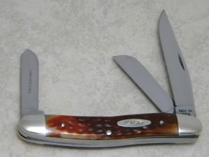 Case XX USA 6 Dot (1974) Pretty Bone 63047 Stockman Knife