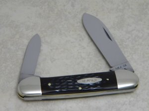 Case XX USA 6 Dot (1974) Pretty Bone 62131 Canoe Knife