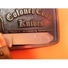 Vintage Colonel Coon 3 Blade Stockman Pocket Knife with Derlin Handles -NOS -Factory Edges on Blades Vintage Colonel Coon 3 Blade Stockman Pocket Knife with Derlin Handles -NOS -Factory Edges on Blades