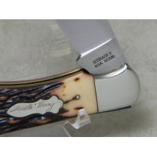 Schrade Walden Stainless 127UH Uncle Henry Staglon Linerlock Folding Hunter Knife & Pouch in Box Schrade Walden Stainless 127UH Uncle Henry Staglon Linerlock Folding Hunter Knife & Pouch in Box