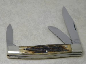 Browning Made in Germany Genuine Stag Large Stockman Knife