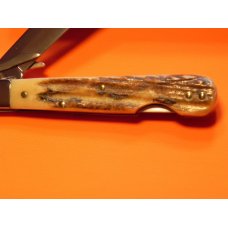 1987 Ka-Bar Cheetah Swing Guard Knife w/ Great Stag Handles - Tulsa Club knife #7 of 30 - NM & NOS 1987 Ka-Bar Cheetah Swing Guard Knife w/ Great Stag Handles - Tulsa Club knife #7 of 30 - NM & NOS