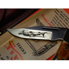 Vintage 1981 Case xx Hammerhead Shark Folding Hunter Knife w Sheath & Orig Box -5159 LSSP -NOS &NM/M Vintage 1981 Case xx Hammerhead Shark Folding Hunter Knife w Sheath & Orig Box -5159 LSSP -NOS &NM/M