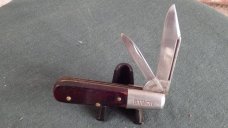 Case XX Stainless USA 3 Dot (1977) Stag 5111 1/2 Blue Scroll Knife - Mint Case XX Stainless USA 3 Dot (1977) Stag 5111 1/2 Blue Scroll Knife - Mint