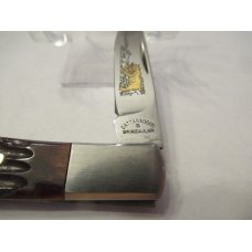 Cattaraugus Red Bone Small Lock Back By A.G. Russell Model # CM-11