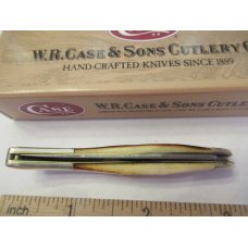 Case XX Stag Damascus Tiny Texas Toothpick Pattern # 510096D Case XX Stag Damascus Tiny Texas Toothpick Pattern # 510096D