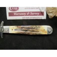Case Knife XX USA 5111-1/2L Cheetah 2003 Genuine Stag with Scrolled Bolsters Swing Guard Knife Case Knife XX USA 5111-1/2L Cheetah 2003 Genuine Stag with Scrolled Bolsters Swing Guard Knife