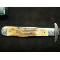 Case Knife XX USA 5111-1/2L Cheetah 2003 Genuine Stag with Scrolled Bolsters Swing Guard Knife Case Knife XX USA 5111-1/2L Cheetah 2003 Genuine Stag with Scrolled Bolsters Swing Guard Knife