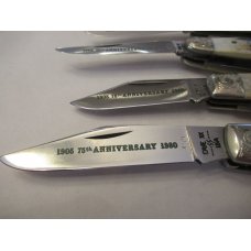 1980 Case XX 75th Anniversary Stag Engraved Set of 7 Knives 1980 Case XX 75th Anniversary Stag Engraved Set of 7 Knives