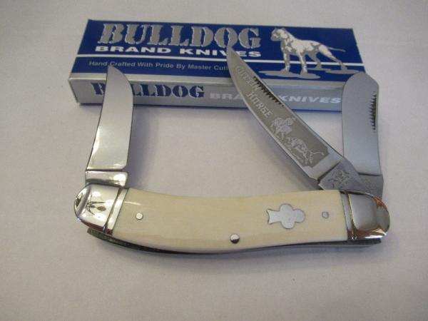 Bulldog Ivory Sowbelly Club Shield Bulldog Ivory Sowbelly Club Shield