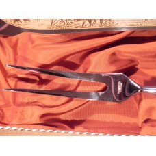 Zwilling J A Henckels Carving Knife w/ Elk Wildlife Blade Etch + Serving Fork & Premium Stag Handles Zwilling J A Henckels Carving Knife w/ Elk Wildlife Blade Etch + Serving Fork & Premium Stag Handles