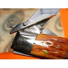 Case xx 2003 Cheetah Knife (6111-1/2 L) w/ Midnight Bone Handles and Rare TESTED XX Shield -NOS Case xx 2003 Cheetah Knife (6111-1/2 L) w/ Midnight Bone Handles and Rare TESTED XX Shield -NOS
