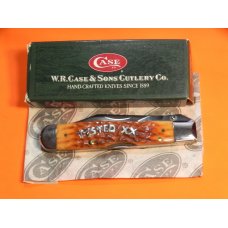 Case xx 2003 Cheetah Knife (6111-1/2 L) w/ Midnight Bone Handles and Rare TESTED XX Shield -NOS Case xx 2003 Cheetah Knife (6111-1/2 L) w/ Midnight Bone Handles and Rare TESTED XX Shield -NOS
