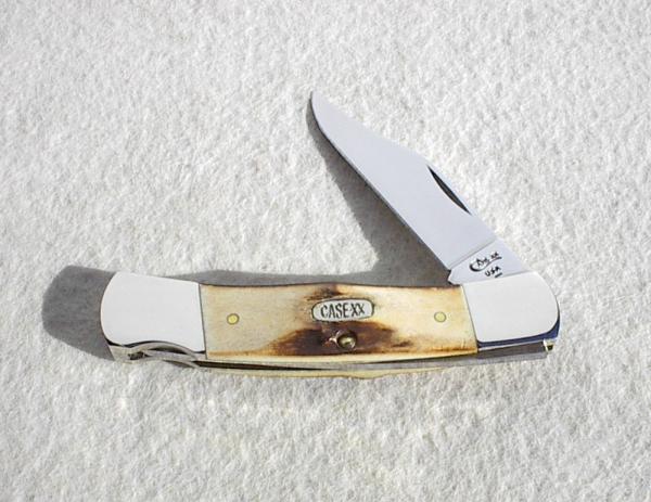 Case XX USA Rare 3 Dot 1997 Discontinued Pattern Genuine Stag # 51405L SS Lock Back knife