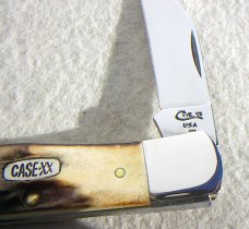 Case XX USA Rare 3 Dot 1997 Discontinued Pattern Genuine Stag # 51405L SS Lock Back knife