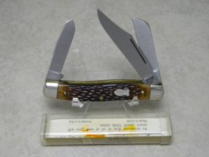 Schrade NY USA 881 Delrin Stockman Knife in Tube