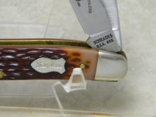 Schrade+ USA 825 Jigged Delrin Razor Blade Stainless Stockman Knife in Tube Schrade+ USA 825 Jigged Delrin Razor Blade Stainless Stockman Knife in Tube