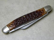 Schrade+ USA 825 Jigged Delrin Razor Blade Stainless Stockman Knife in Tube Schrade+ USA 825 Jigged Delrin Razor Blade Stainless Stockman Knife in Tube