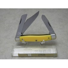 Schrade NY USA 881Y Yellow Stockman Knife in Tube