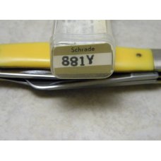 Schrade NY USA 881Y Yellow Stockman Knife in Tube