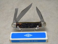 Western USA Jigged Delrin S-6504 Stockman Knife NIB