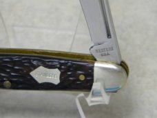 Western USA Jigged Delrin S-6504 Stockman Knife NIB