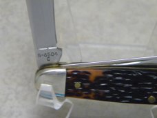 Western USA Jigged Delrin S-6504 Stockman Knife NIB