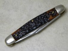 Western USA Jigged Delrin S-6504 Stockman Knife NIB