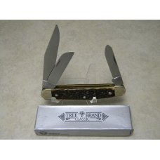 Boker Tree Brand Solingen, Germany 8573B Brown Bone Stockman Knife in Box Boker Tree Brand Solingen, Germany 8573B Brown Bone Stockman Knife in Box